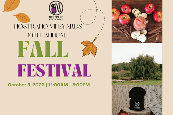 Fall Festival Nostrano Vineyards Graphic